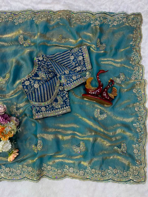 Blue_Space_Silk_Embroidered_Saree