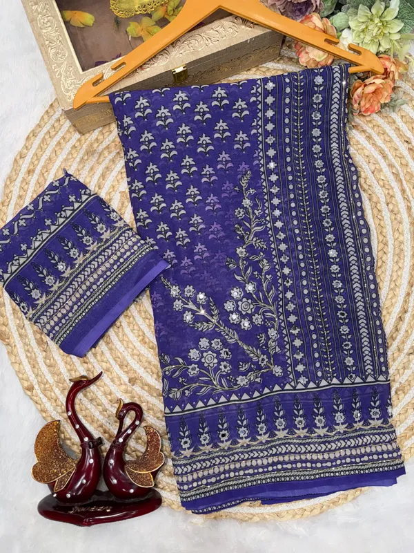 Purple_Printed_Hand_and_Mirror_Work_Saree