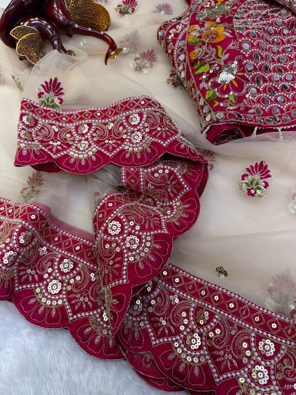 Cream_Organza_Silk_Embroidered_Saree