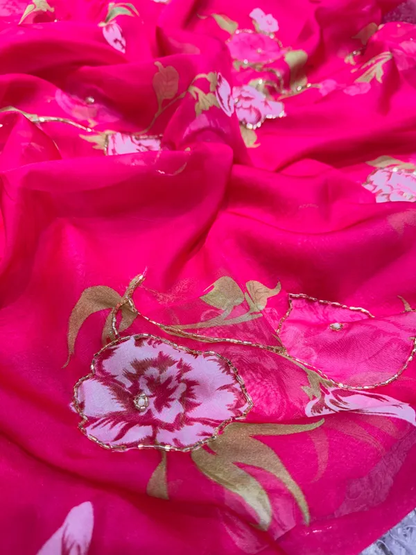 Pink_Organza_Motiwork_Embroidered_Saree