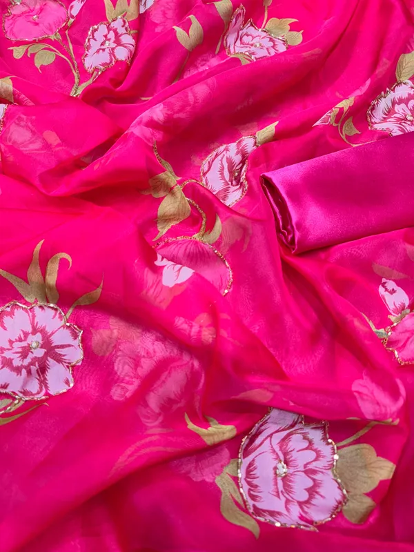 Pink_Organza_Motiwork_Embroidered_Saree