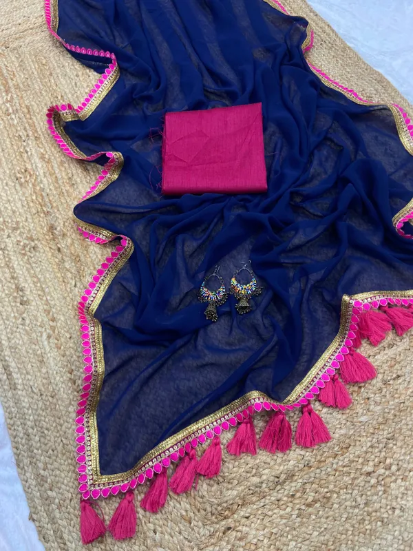 Navy_Blue_Green_Smooth_Georgette_Embroidered_Saree