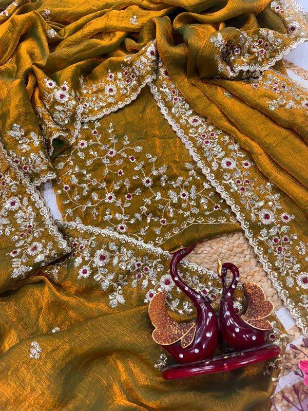 Mehendi_Satin_Chiffon_Silk_Designer_Saree