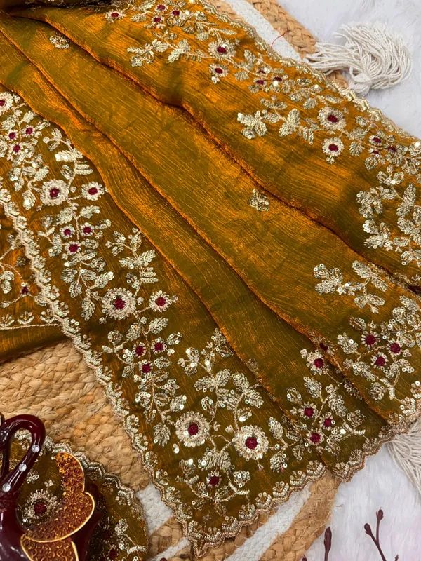 Mehendi_Satin_Chiffon_Silk_Designer_Saree
