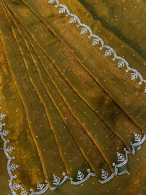 Mehendi_Fendi_Chiffon_Silk_Designer_Saree