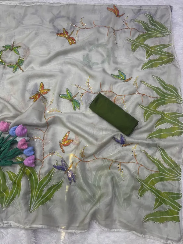 Grey_Shaded_Butterfly_Embroidered_Saree