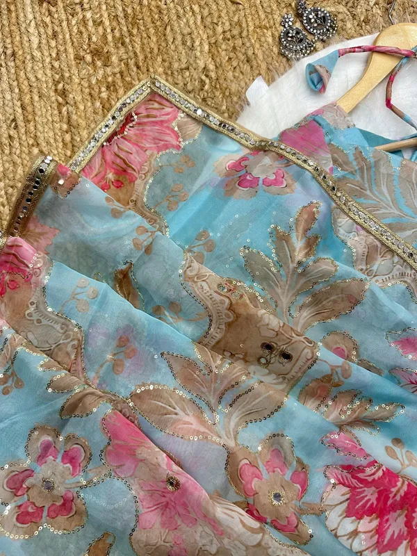 Sky_Blue_Mirror_Embroidered_Designer_Saree
