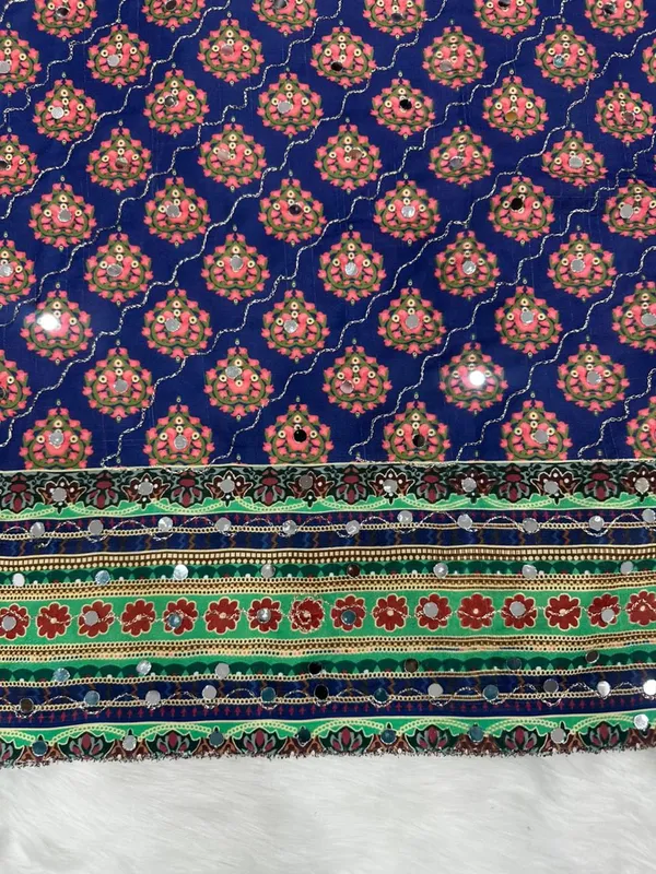 Blue_Ajarakh_Print_Mirror_Embroidered_Saree