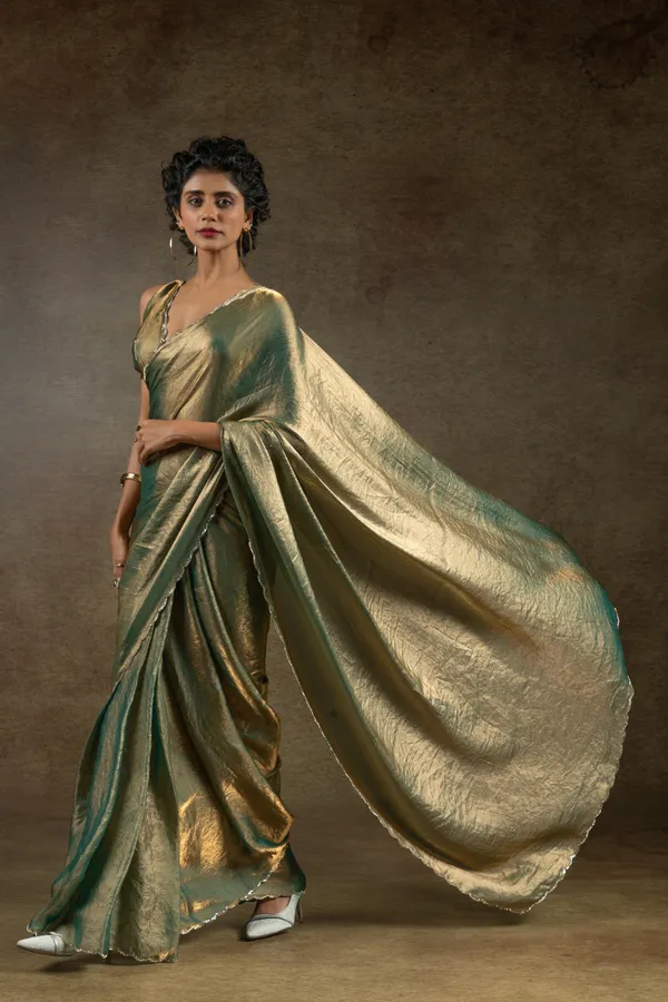 Green_Soft_Silk_Handwork_Designer_Saree