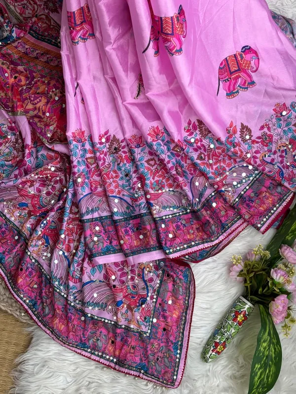 Pink_Chinon_Silk_Embroidered_Saree
