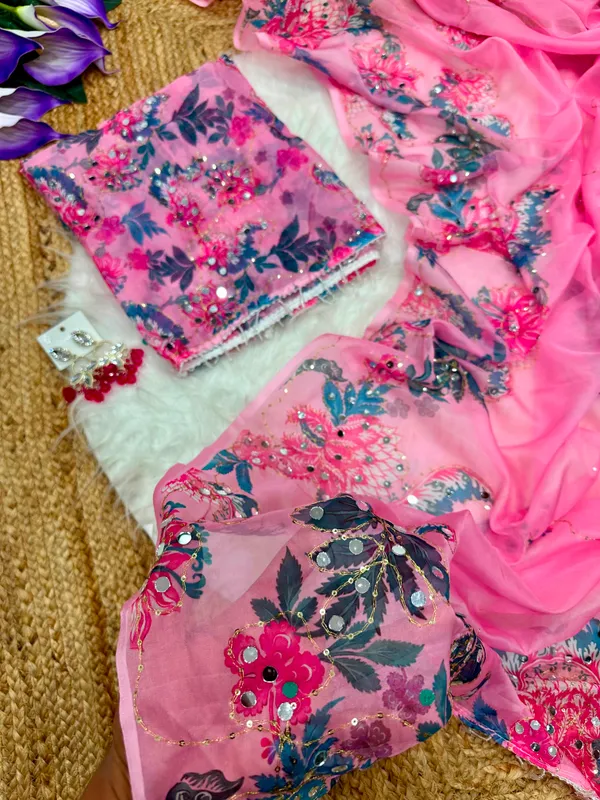 Pink_Mirror_Embroidered_Designer_Saree