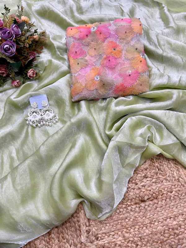 Pista_Space_Silk_Designer_Saree