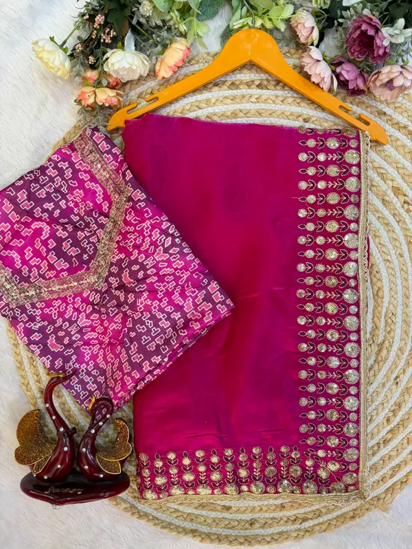 Rani_Space_Silk_Embroidered_Saree