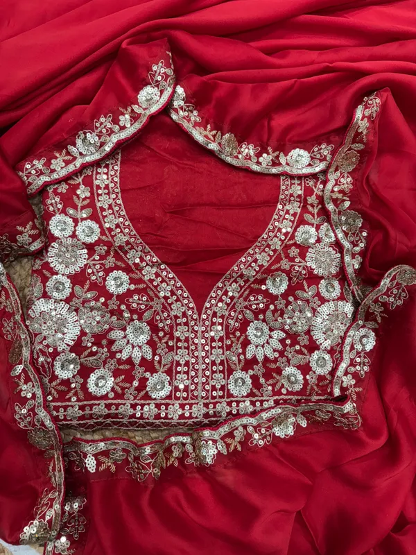 Cherry_Red_Space_Silk_With_Embroidered_Saree