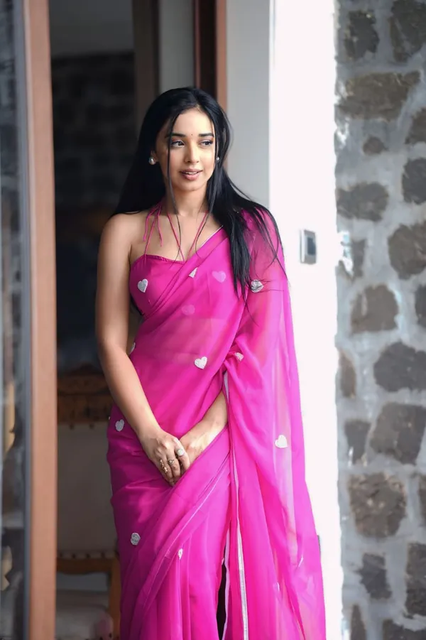 READY_TO_WEAR_PINK_TRENDY_1-MINUTE__GEORGETTE_SAREE