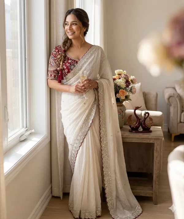 Off-White_Syska_Silk_Designer_Saree