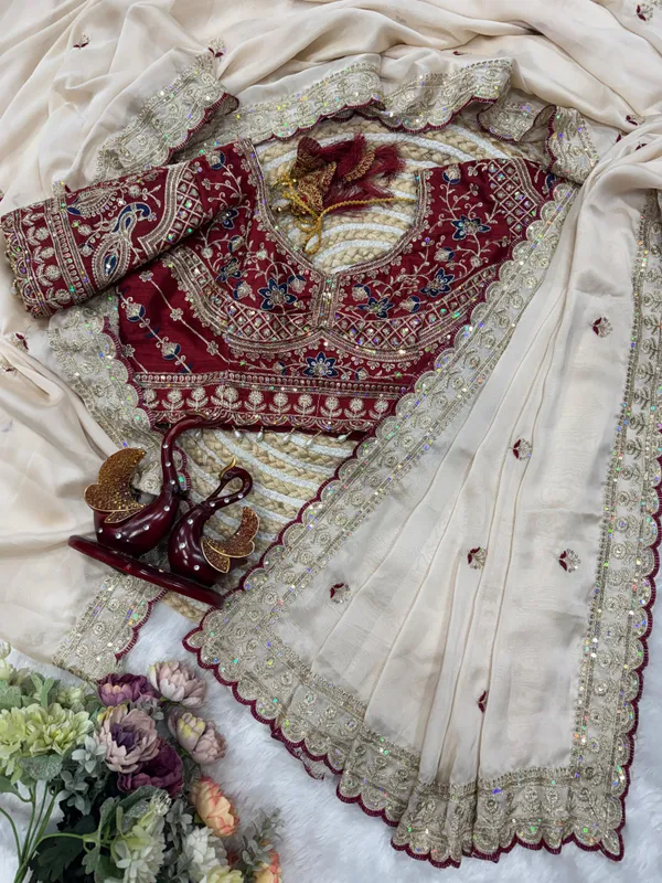 Off-White_Syska_Silk_Designer_Saree