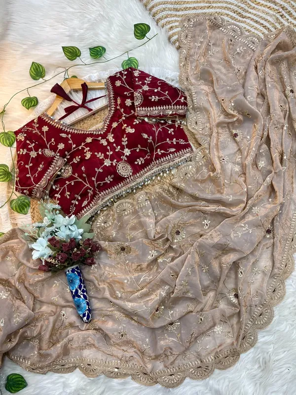 Grey_Space_Silk_Embroidered_Saree