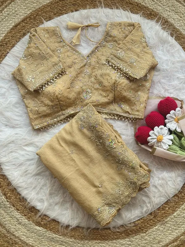Cream_Syska_Silk_Designer_Saree