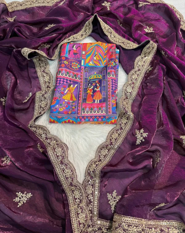 Purple_Classic_Space_Silk_Embroidered_Saree