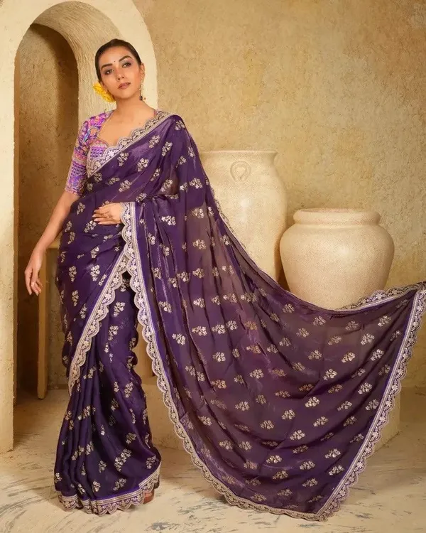 Purple_Classic_Space_Silk_Embroidered_Saree
