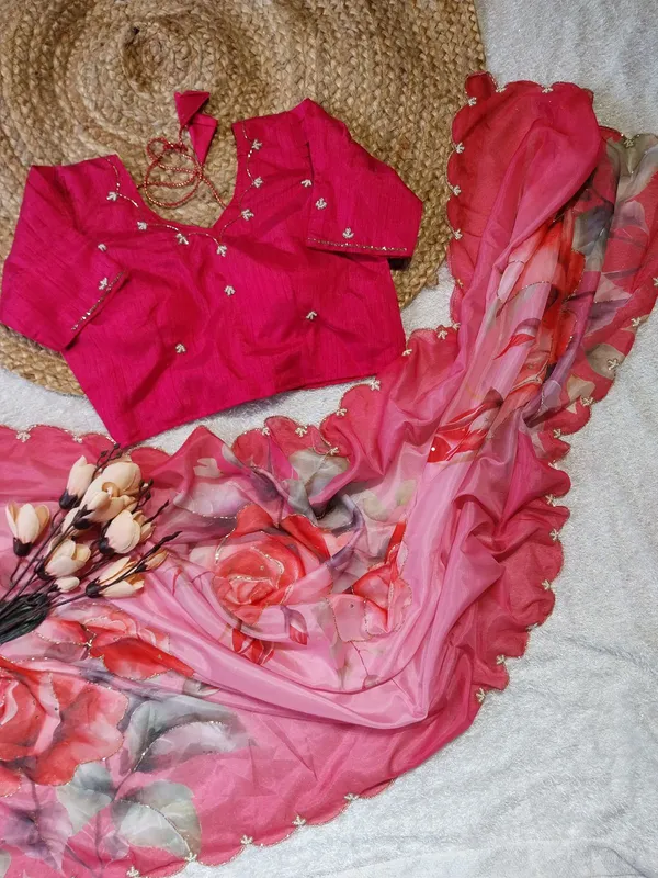 Pink_Katdana_and_Beads_Hand-Embroidered_Saree