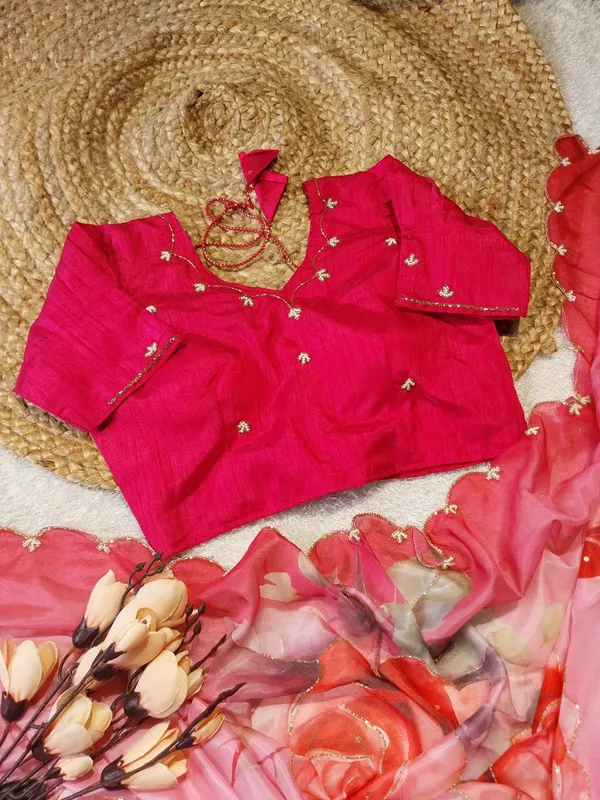 Pink_Katdana_and_Beads_Hand-Embroidered_Saree
