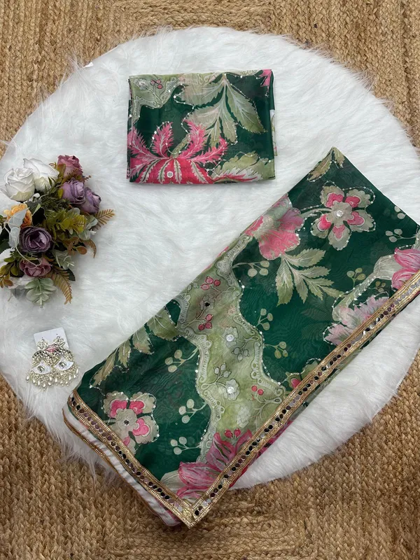 Green_Mirror_Embroidered_Designer_Saree