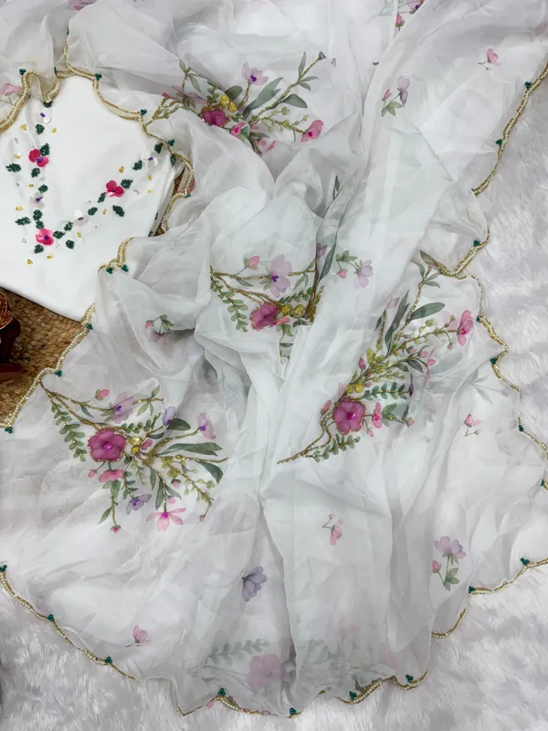 White_Floral_Hand-Embroidered_Saree