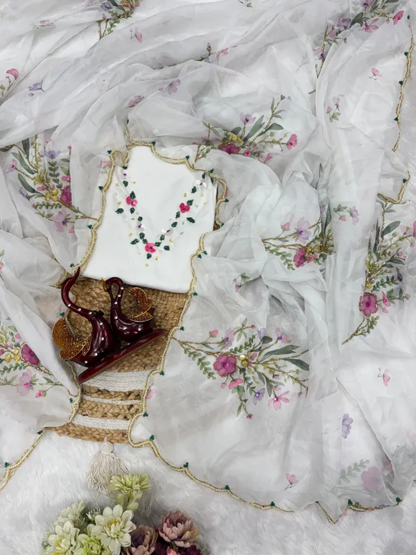 White_Floral_Hand-Embroidered_Saree