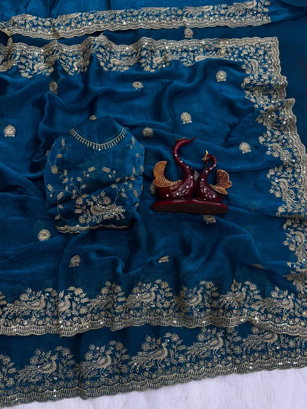 Rama_Space_Silk_Embroidered_Saree