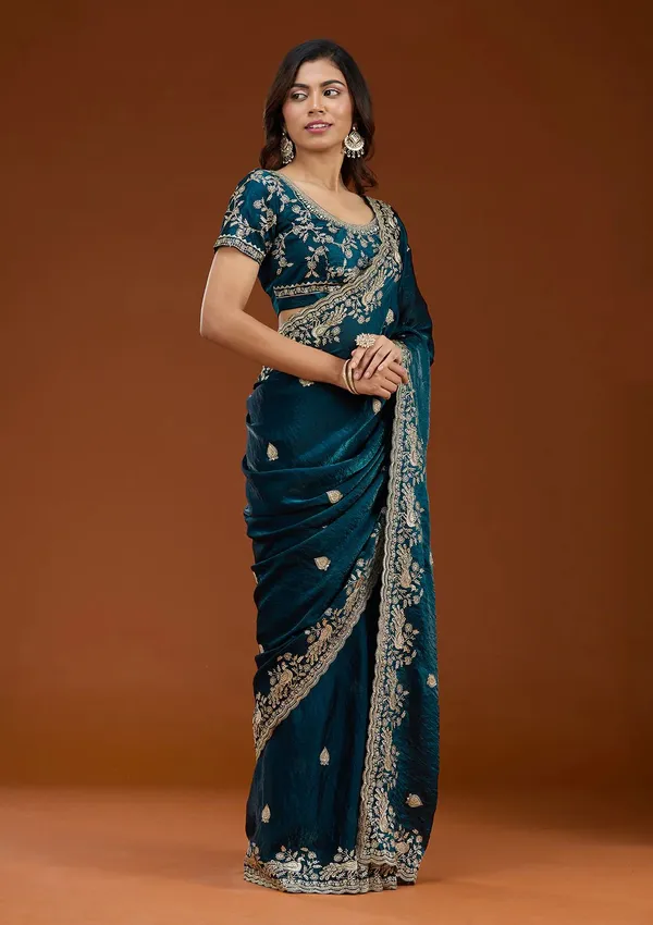 Rama_Space_Silk_Embroidered_Saree