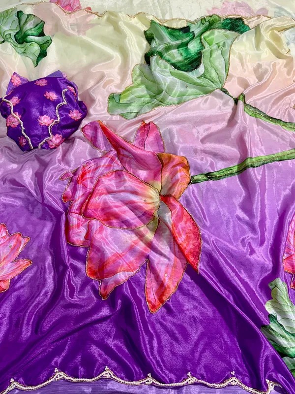Purple_Lotus_Motif_Hand-Embroidered_Saree