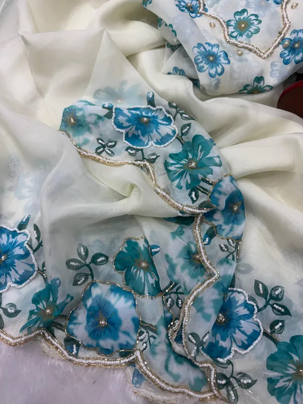 Blue_Tabby_Silk_Beads_Embroidered_Saree