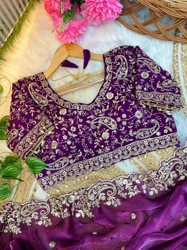 Wine_Space_Silk_With_Embroidered_Saree