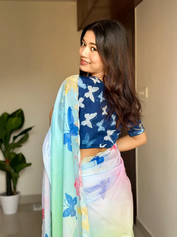 White_Butterfly_Handwork_Saree