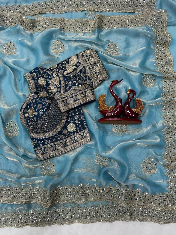 Blue_Space_Silk_Embroidered_Saree
