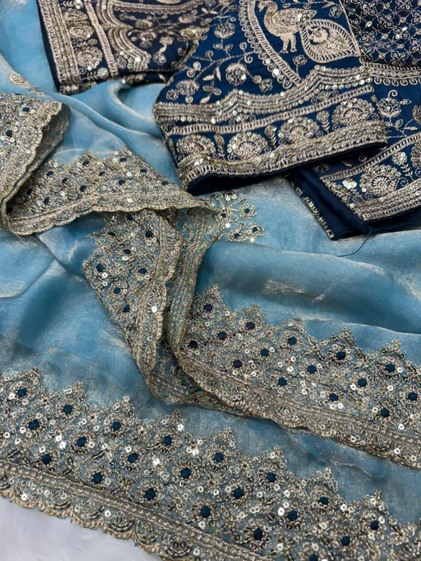 Blue_Space_Silk_Embroidered_Saree
