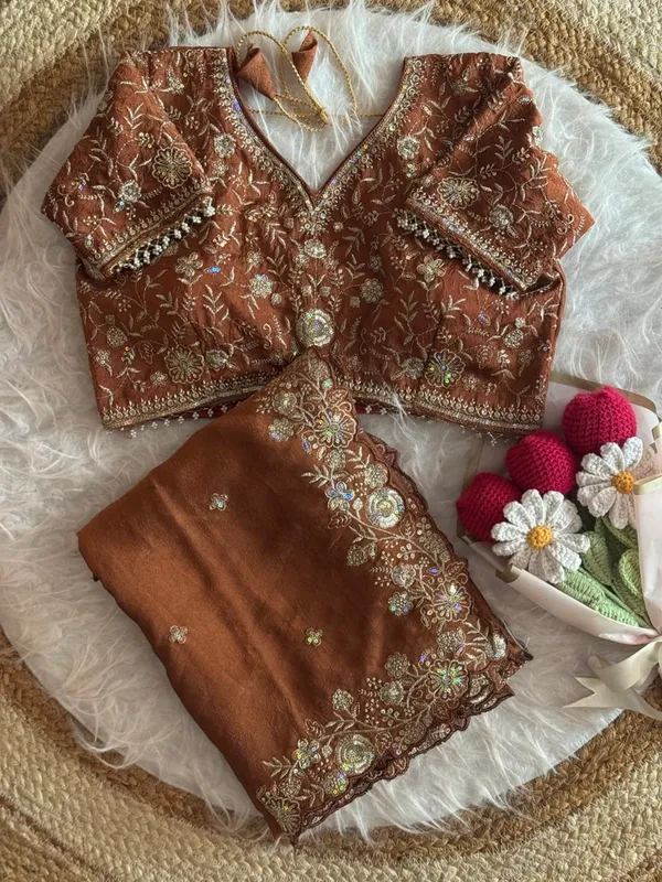 Rusty_Orange_Syska_Silk_Designer_Saree