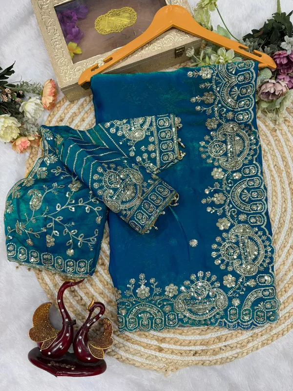 Rama_Space_Silk_Embroidered_Saree