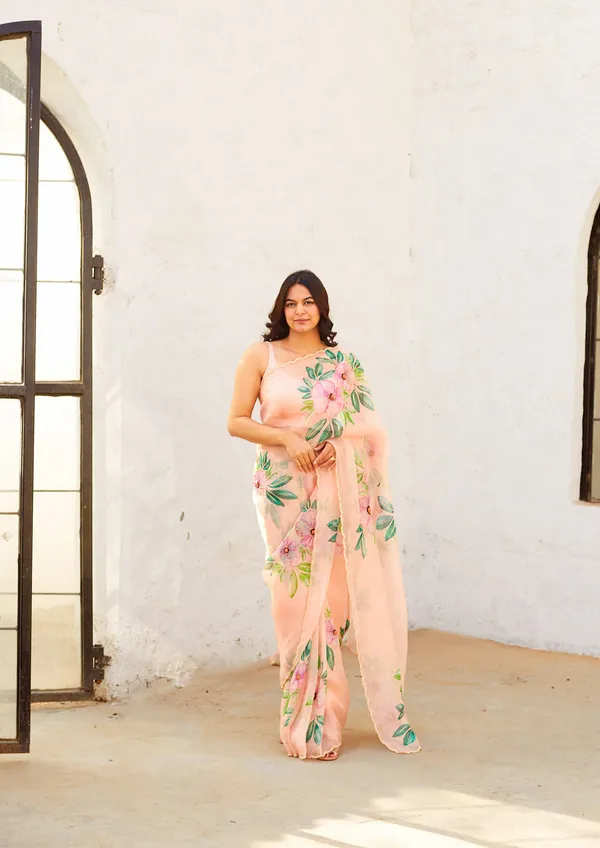 Pink_Organza_Motiwork_Embroidered_Saree