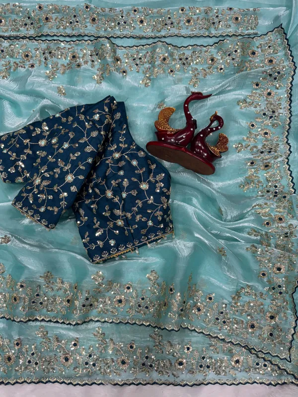 Blue_Space_Silk_Embroidered_Saree