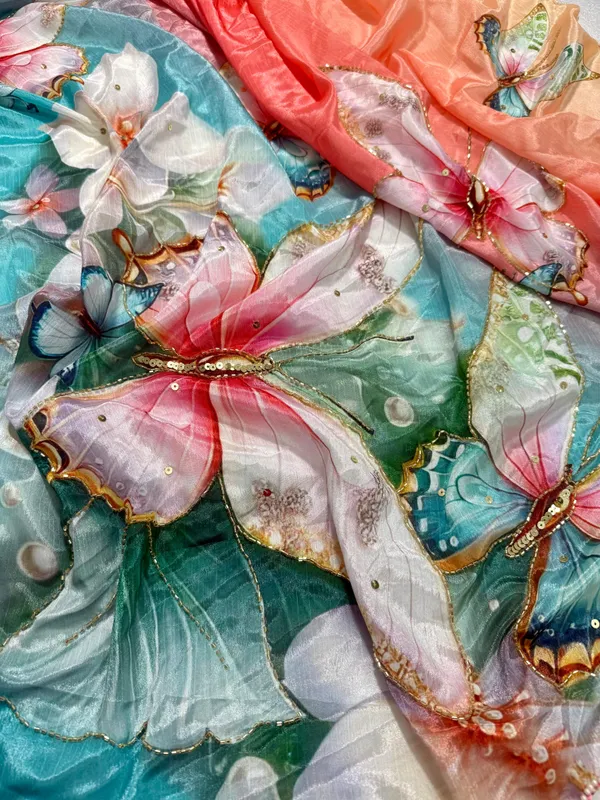Multicolor_Katdana_and_Beads_Hand-Embroidered_Saree