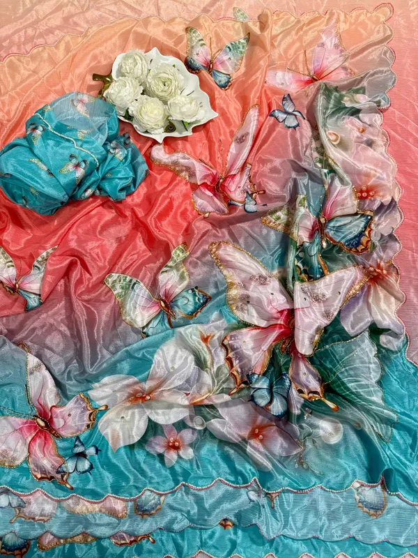 Multicolor_Katdana_and_Beads_Hand-Embroidered_Saree