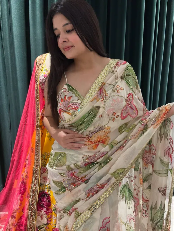 White_Mirror_Embroidered_Designer_Saree