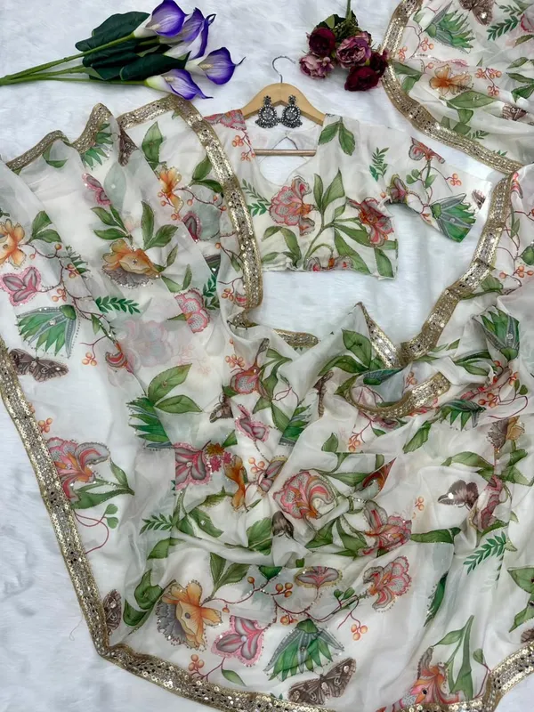 White_Mirror_Embroidered_Designer_Saree
