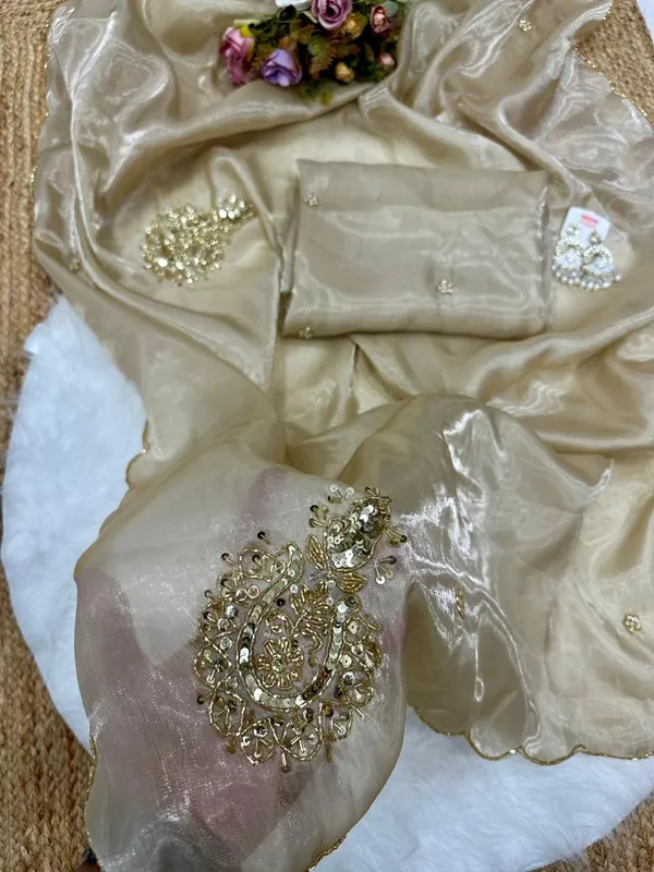 Cream_Shaded_Satin_Silk_Handwork_Saree