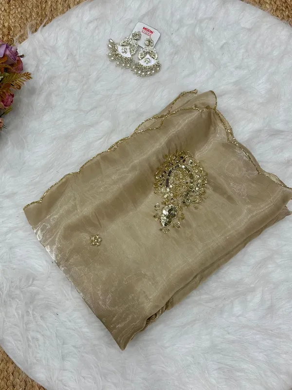 Cream_Shaded_Satin_Silk_Handwork_Saree