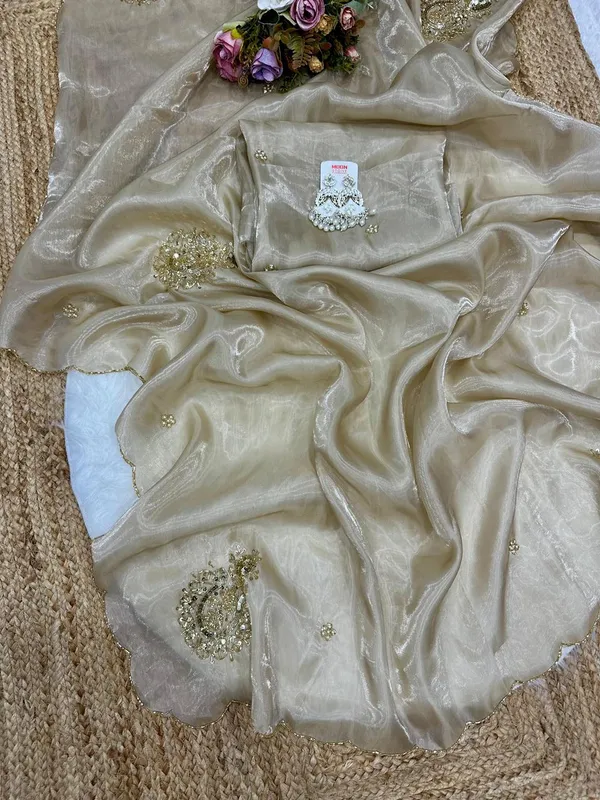 Cream_Shaded_Satin_Silk_Handwork_Saree