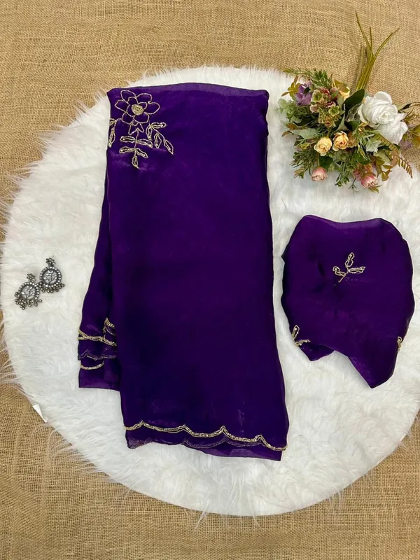 Purple_Shaded_Satin_Silk_Handwork_Saree